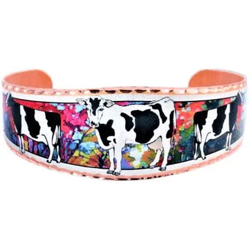 FAIRE - Copper Arts Bracelets Cow Bracelet Colorful Handmade Copper